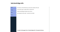 Desktop Screenshot of bob.kentridge.info