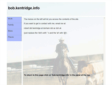 Tablet Screenshot of bob.kentridge.info